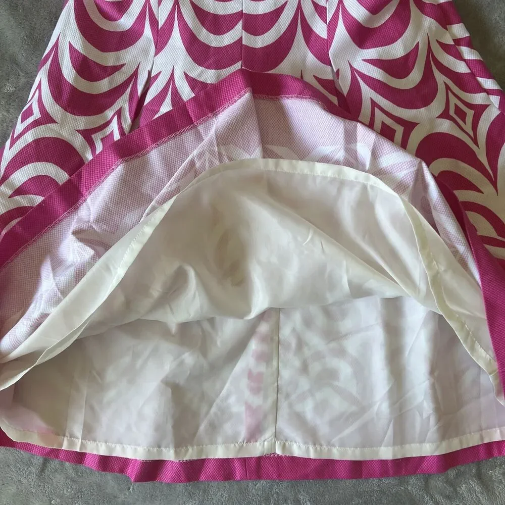 Talbots NWT Womens 14 Fit & Flare Cotton Knit Shell Poly Lined Pockets $169 MSRP - Picture 8 of 15
